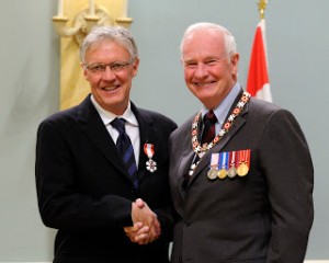 Meaney invested in Order of Canada