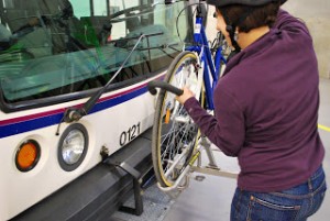 Bicycles can ride on all Laval buses this summer