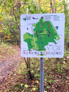 Fall walks with new signage at Bois de l’Équerre